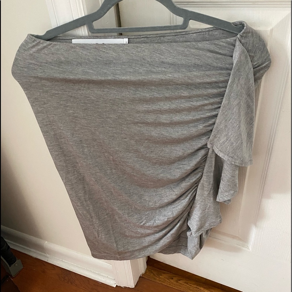 IRO plated skirt Gray Size M